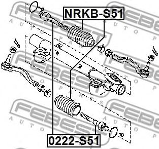 Купить запчасть FEBEST - 0222S51 