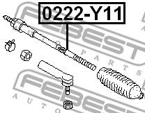 Купить запчасть FEBEST - 0222Y11 