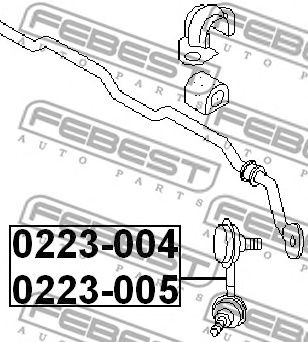 Купить запчасть FEBEST - 0223005 