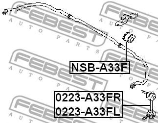 Купить запчасть FEBEST - 0223A33FR 