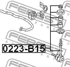 Купить запчасть FEBEST - 0223B15 