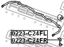 Купить запчасть FEBEST - 0223C24FL 