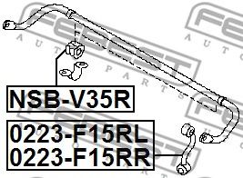 Купить запчасть FEBEST - 0223F15RR 