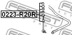 Купить запчасть FEBEST - 0223R20R 