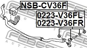 Купить запчасть FEBEST - 0223V36FR 