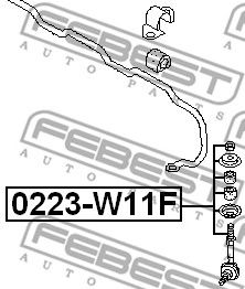 Купить запчасть FEBEST - 0223W11F 
