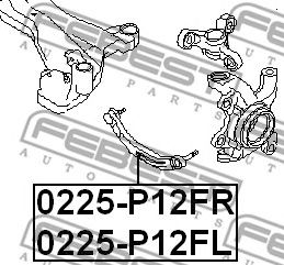 Купить запчасть FEBEST - 0225P12FR 