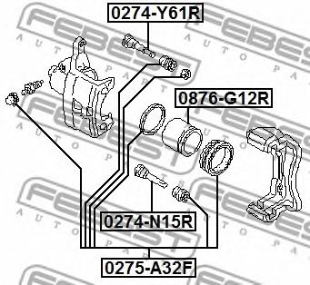 Купить запчасть FEBEST - 0274N15R 
