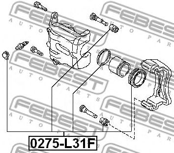 Купить запчасть FEBEST - 0275L31F 