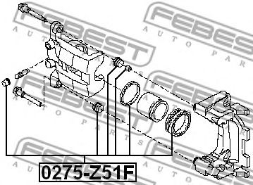 Купить запчасть FEBEST - 0275Z51F 