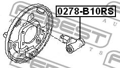 Купить запчасть FEBEST - 0278B10RS 