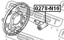 Купить запчасть FEBEST - 0278N16 