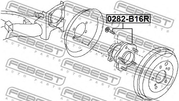 Купить запчасть FEBEST - 0282B16R 