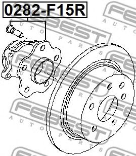 Купить запчасть FEBEST - 0282F15R 