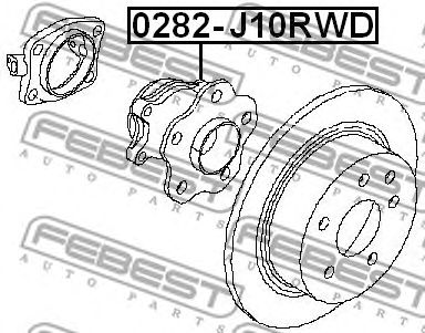 Купить запчасть FEBEST - 0282J10RWD 