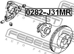 Купить запчасть FEBEST - 0282J31MR 