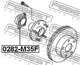 Купить запчасть FEBEST - 0282M35F 
