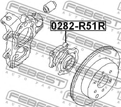 Купить запчасть FEBEST - 0282R51R 