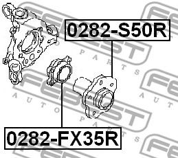 Купить запчасть FEBEST - 0282S50R 