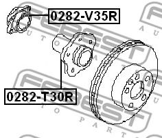 Купить запчасть FEBEST - 0282V35R 