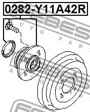Купить запчасть FEBEST - 0282Y11A42R 