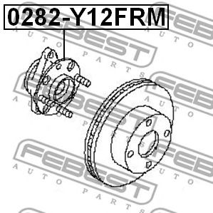 Купить запчасть FEBEST - 0282Y12FRM 