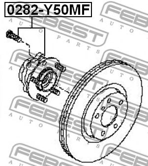 Купить запчасть FEBEST - 0282Y50MF 