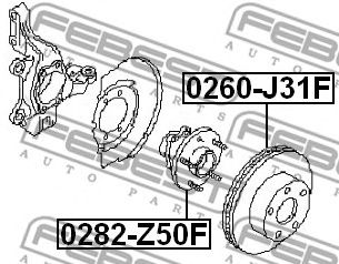 Купить запчасть FEBEST - 0282Z50F 