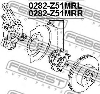 Купить запчасть FEBEST - 0282Z51MRL 