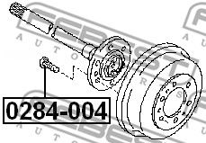 Купить запчасть FEBEST - 0284004 
