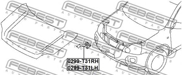 Купить запчасть FEBEST - 0299T31RH 