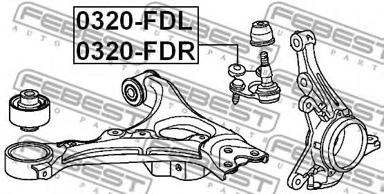 Купить запчасть FEBEST - 0320FDL 
