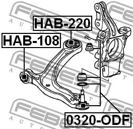 Купить запчасть FEBEST - 0320ODF 