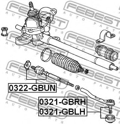 Купить запчасть FEBEST - 0321GBRH 