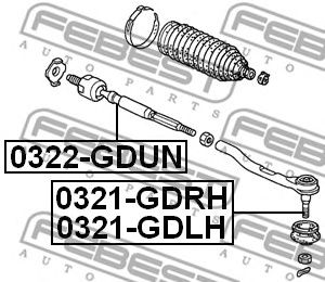 Купить запчасть FEBEST - 0321GDRH 