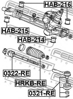 Купить запчасть FEBEST - 0321RE 