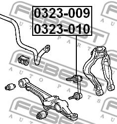Купить запчасть FEBEST - 0323010 