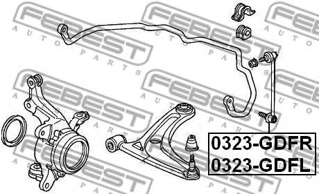 Купить запчасть FEBEST - 0323GDFL 