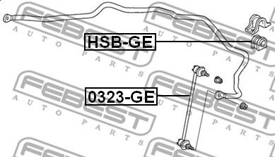 Купить запчасть FEBEST - 0323GE 