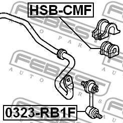 Купить запчасть FEBEST - 0323RB1F 