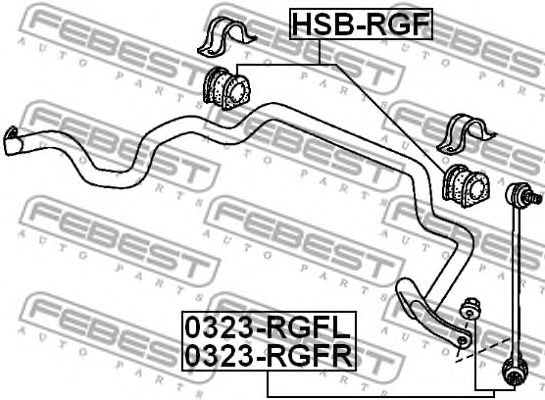 Купить запчасть FEBEST - 0323RGFR 