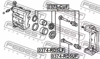 Купить запчасть FEBEST - 0375CUF 