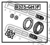 Купить запчасть FEBEST - 0375GH3F 