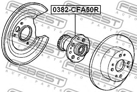 Купить запчасть FEBEST - 0382CFA50R 