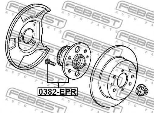 Купить запчасть FEBEST - 0382EPR 
