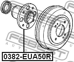 Купить запчасть FEBEST - 0382EUA50R 