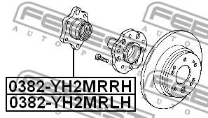 Купить запчасть FEBEST - 0382YH2MRRH 
