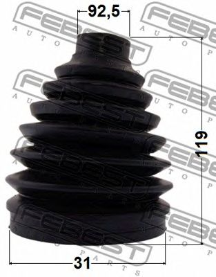Купить запчасть FEBEST - 0417PCW6 