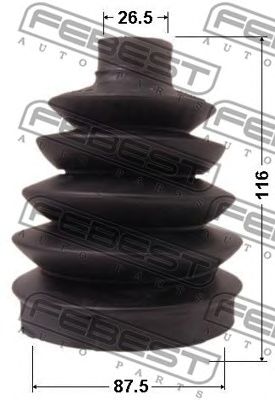 Купить запчасть FEBEST - 0417PDJ24 