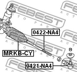 Купить запчасть FEBEST - 0421NA4 